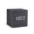 Træ Minimalistisk LED Vækkeur