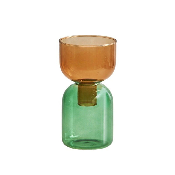 To-delt Mini Bud Vase Terrarium Sæt