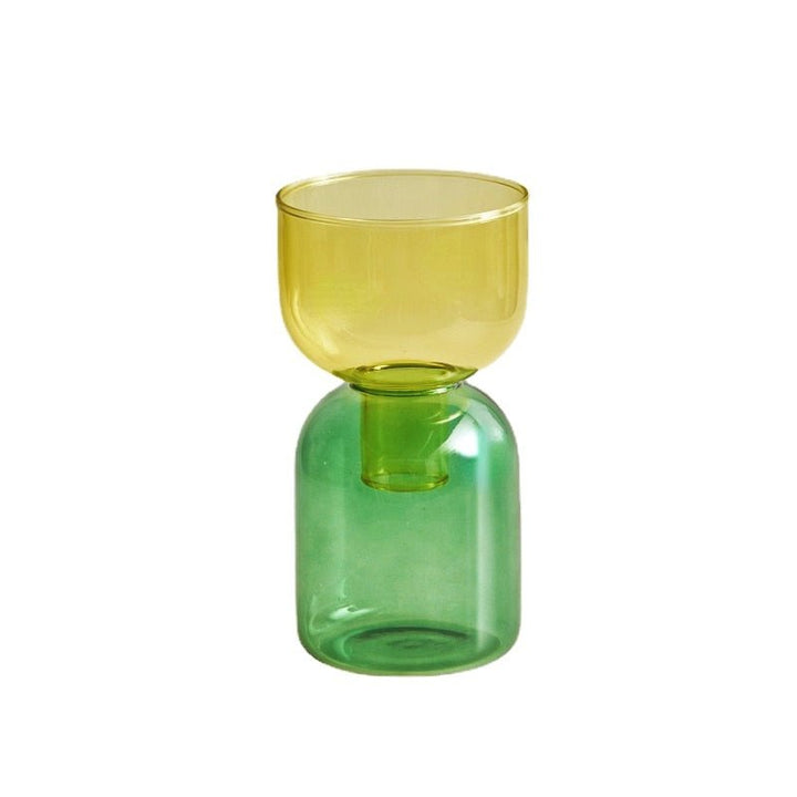 To-delt Mini Bud Vase Terrarium Sæt