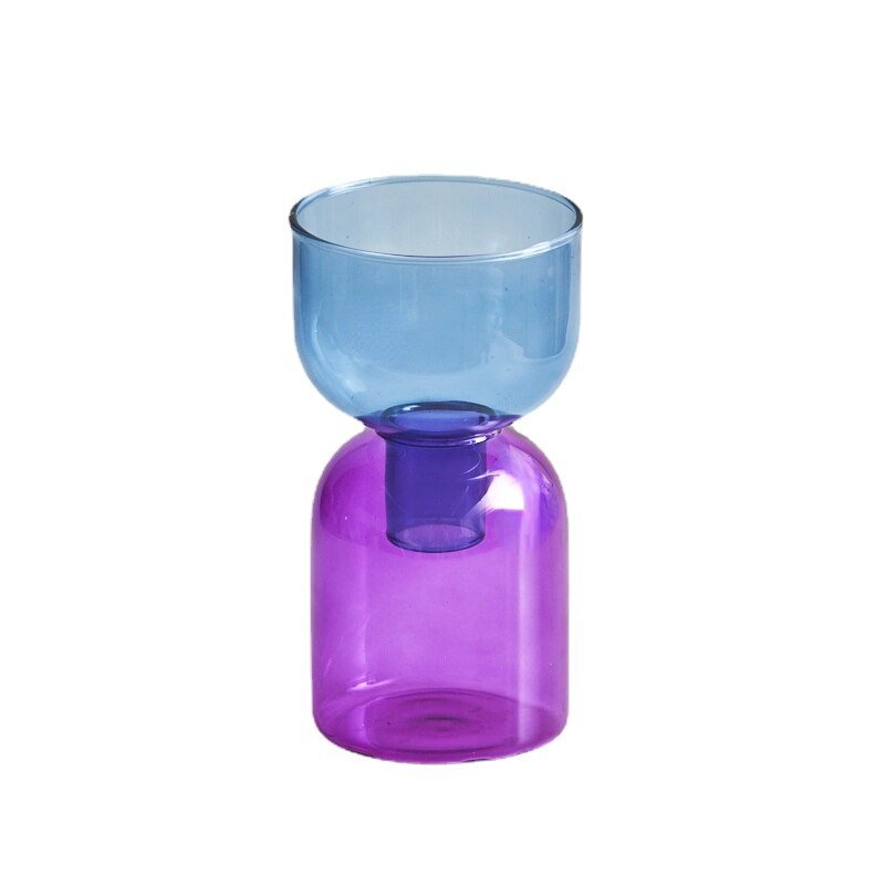 To-delt Mini Bud Vase Terrarium Sæt