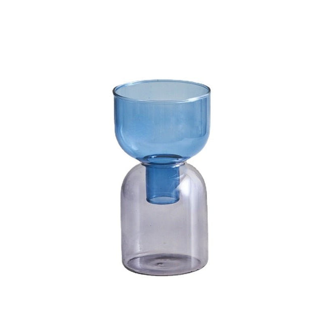 To-delt Mini Bud Vase Terrarium Sæt