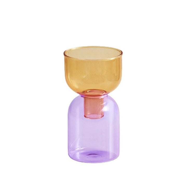 To-delt Mini Bud Vase Terrarium Sæt