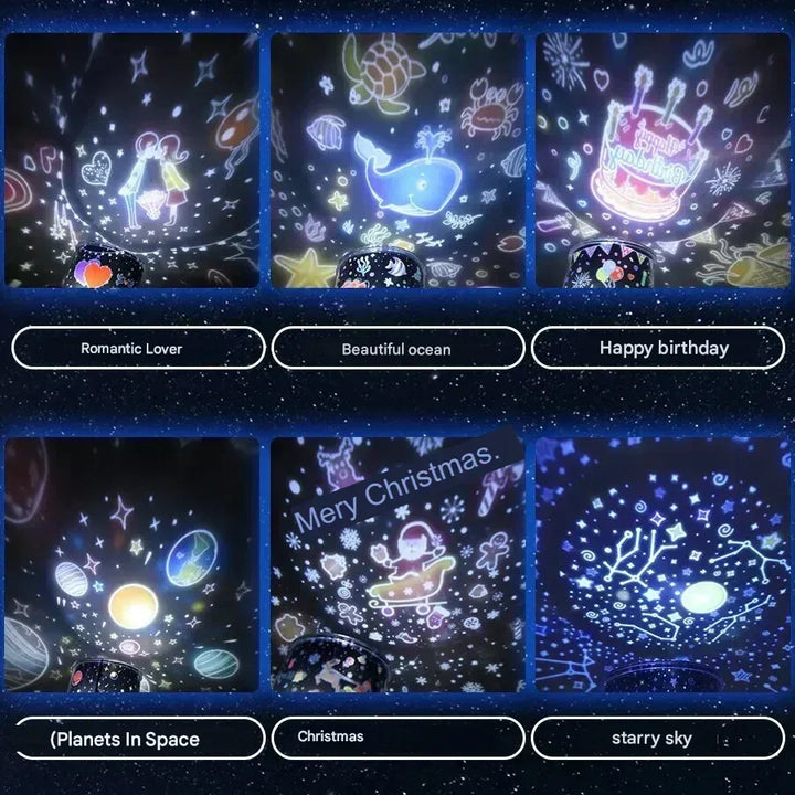 Unik Mønster Nattelys til Børn - StarryDream