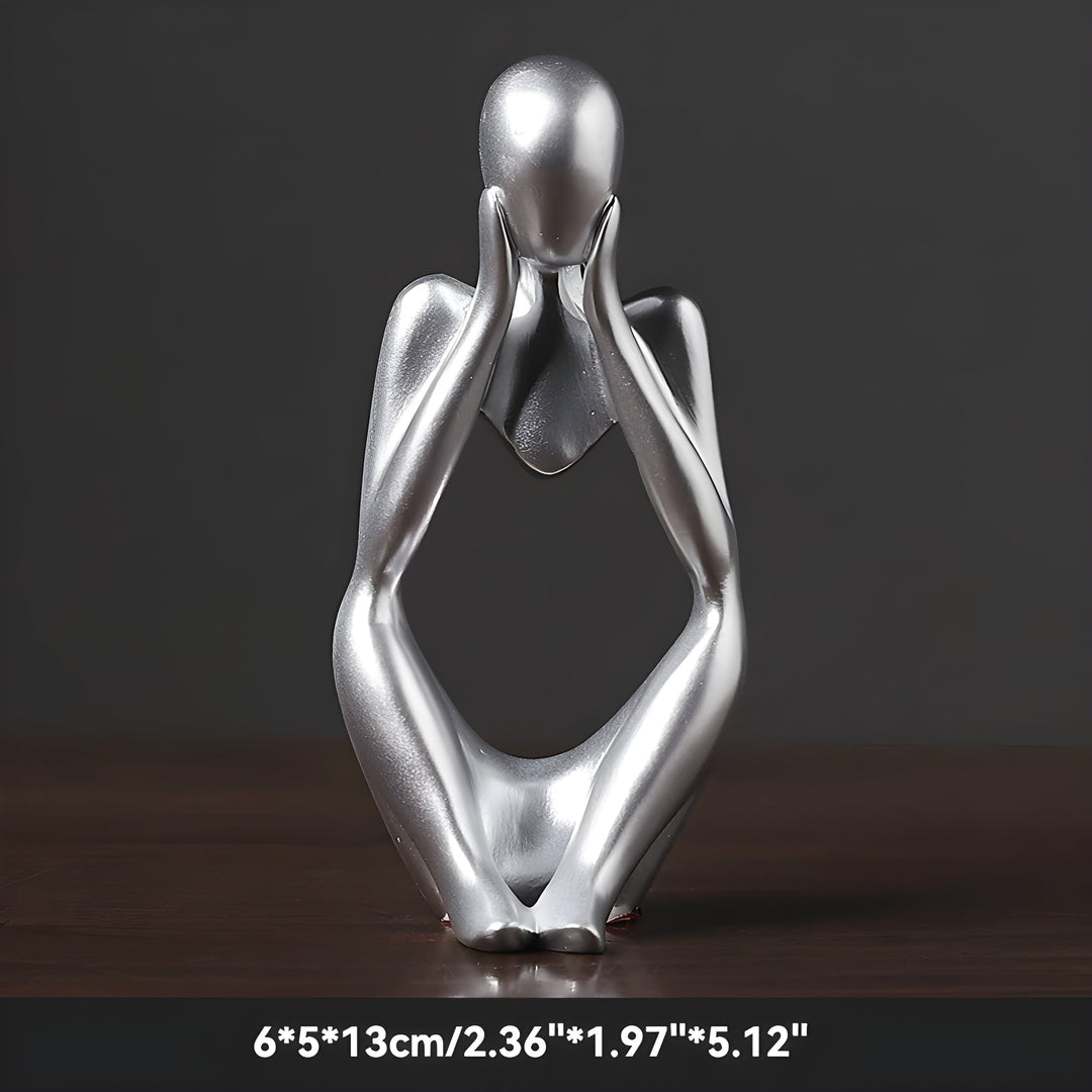 Abstrakt Tænker Skulptur Hjem Deko
