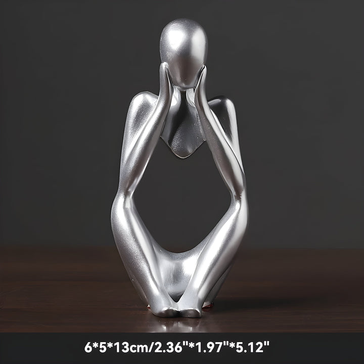 Abstrakt Tænker Skulptur Hjem Deko