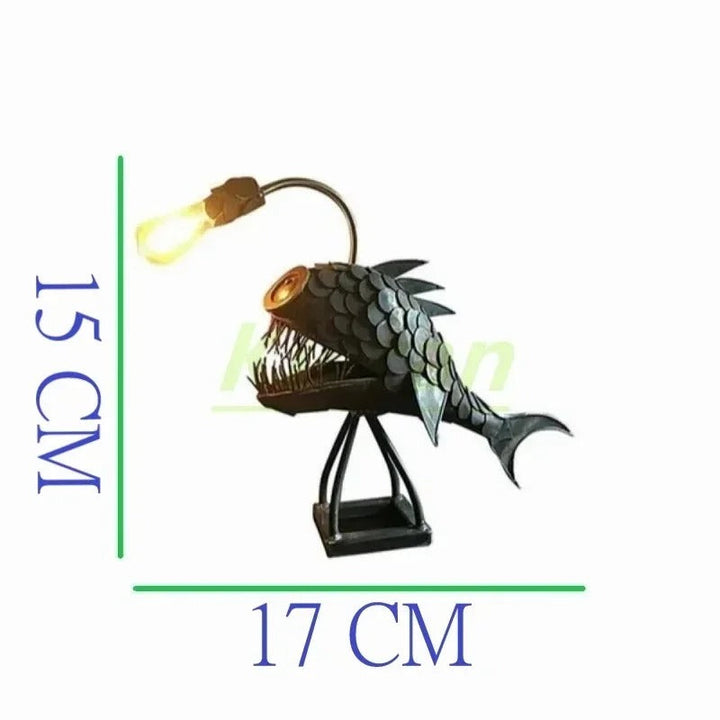 Steampunk Angler Fish Lampe – Cool &amp; Usædvanlig Gulvlampe til Dit Hjem