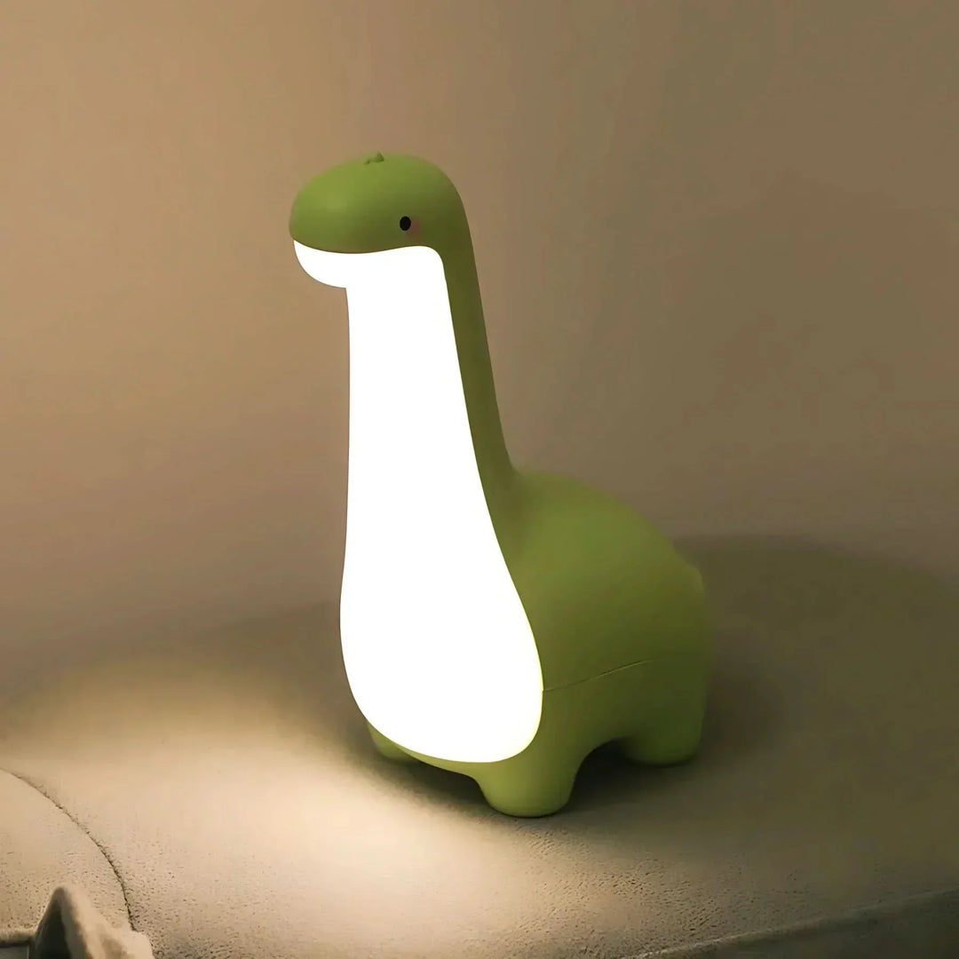 LED Dinosaur Nattelys til Børn med Blød Glød