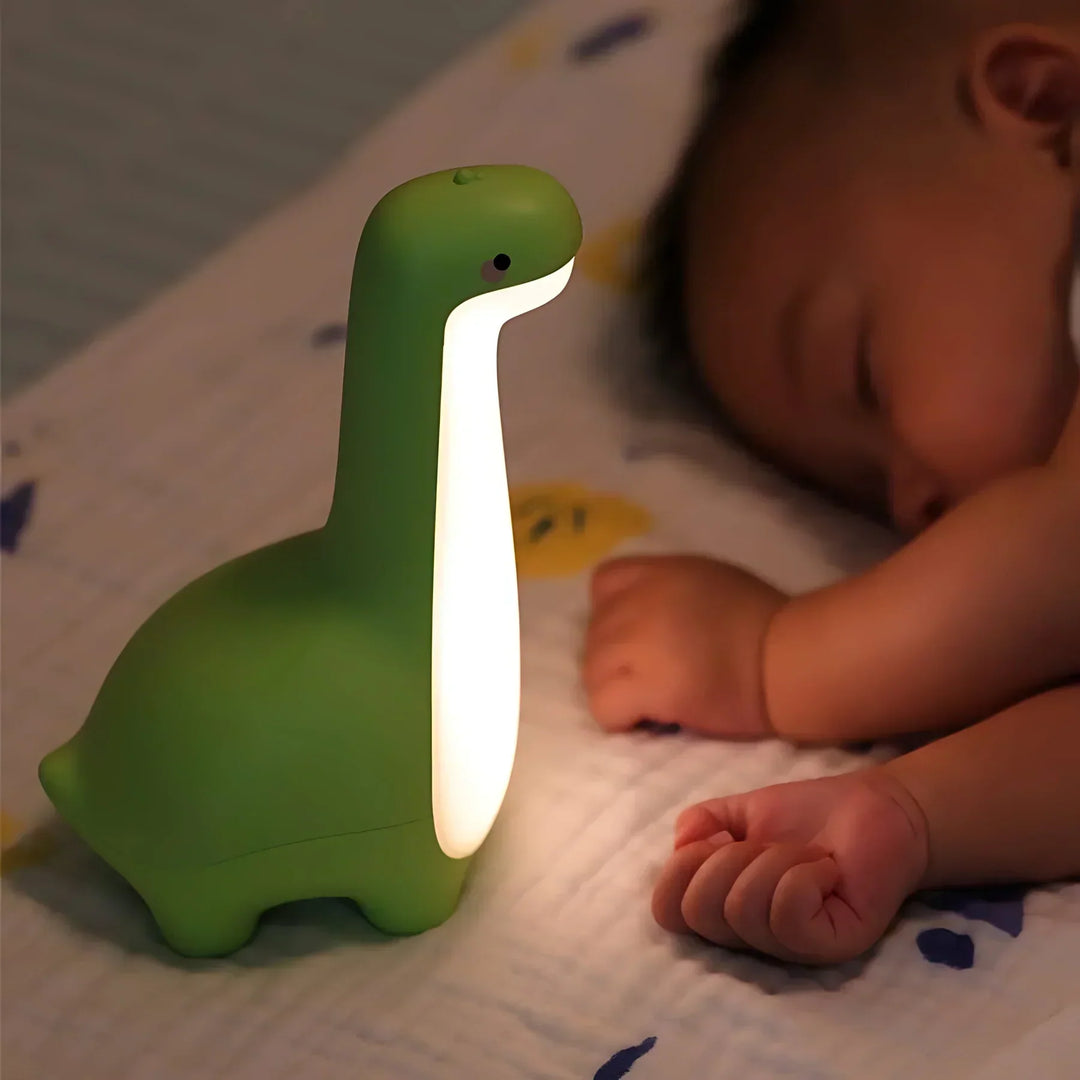 LED Dinosaur Natlampe til Børn – Blød Belysning til Beroligende Nætter