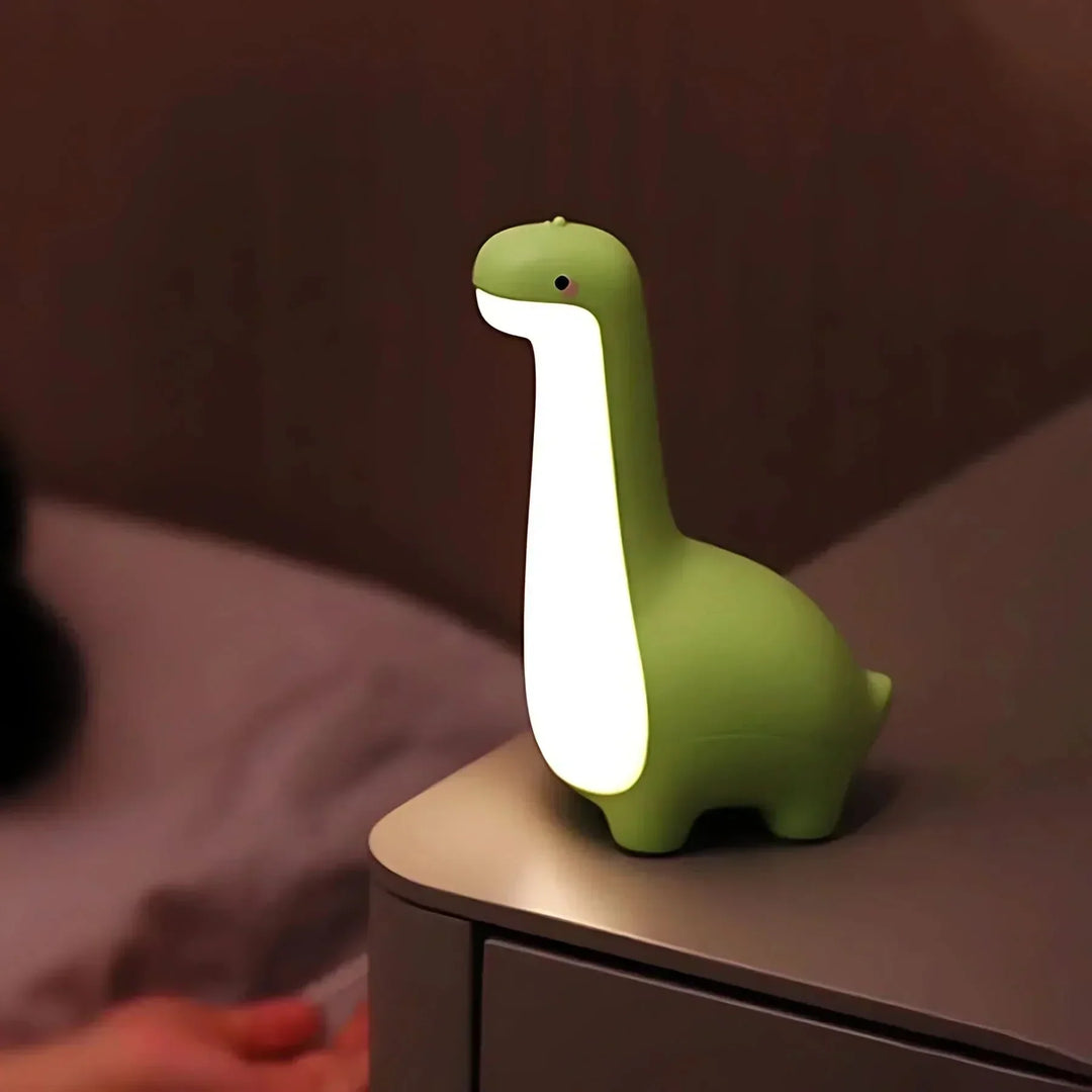 LED Dinosaur Nattelys til Børn med Blød Glød