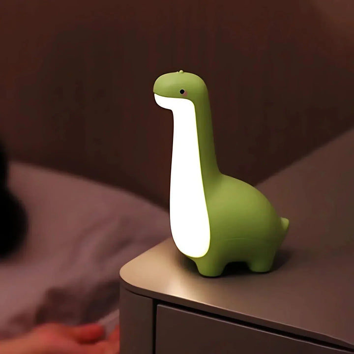 LED Dinosaur Nattelys til Børn med Blød Glød