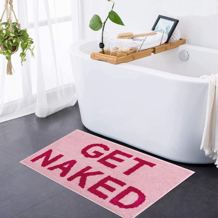 Get Naked Badeværelsesmåtte – Blød tuftet badeværelsesmåtte