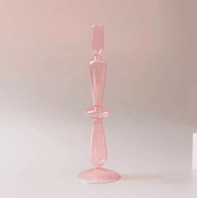 Vintage-Glas-lysestage