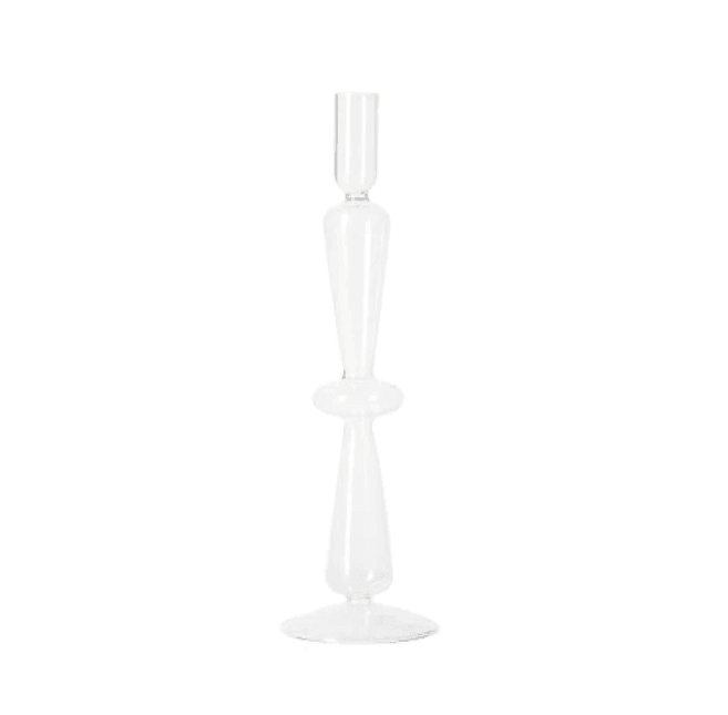 Vintage-Glas-lysestage
