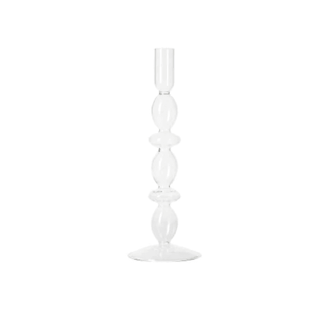 Vintage-Glas-lysestage