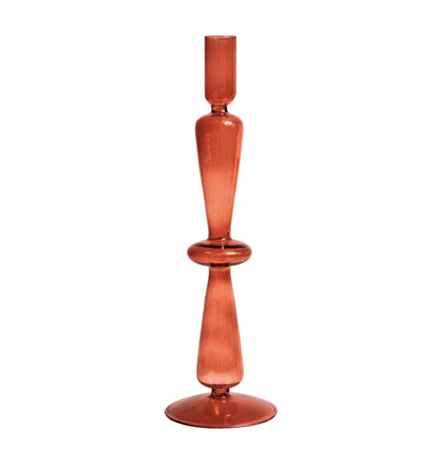Vintage-Glas-lysestage