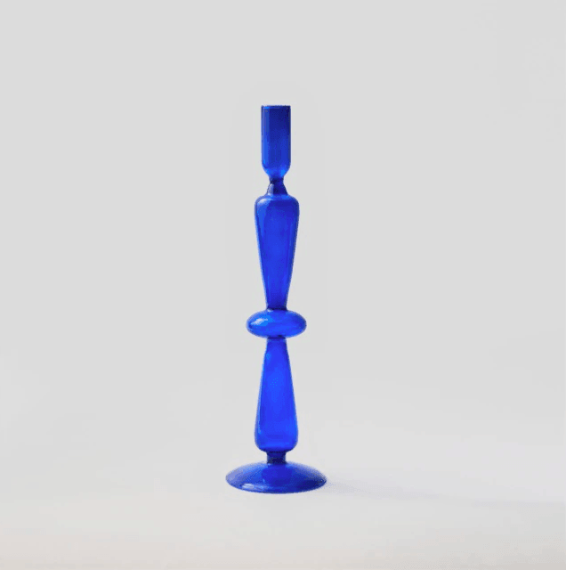 Vintage-Glas-lysestage