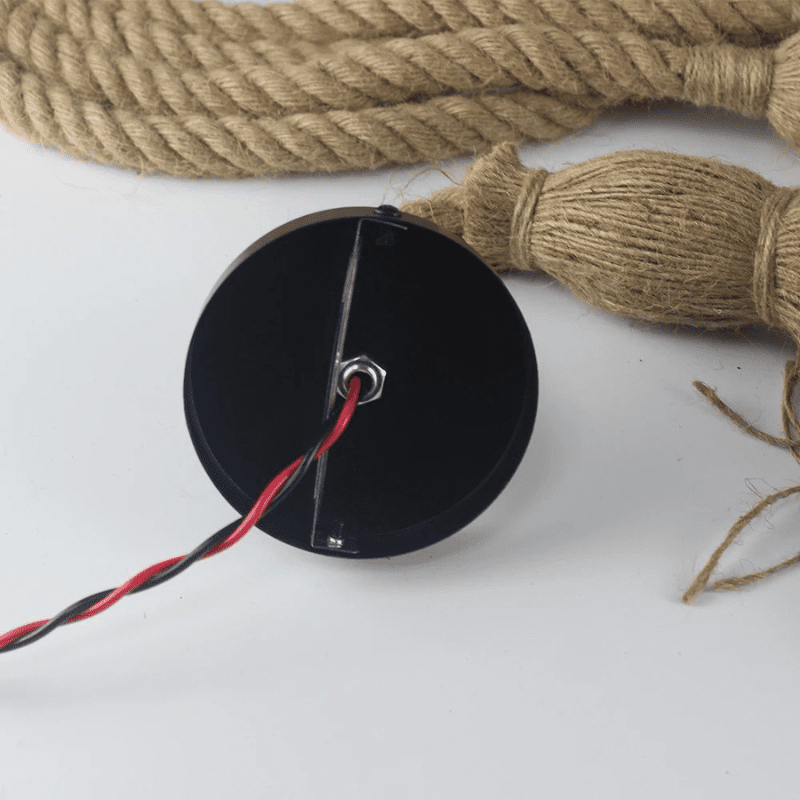 Vintage Hamp Sejl Pendant Lys