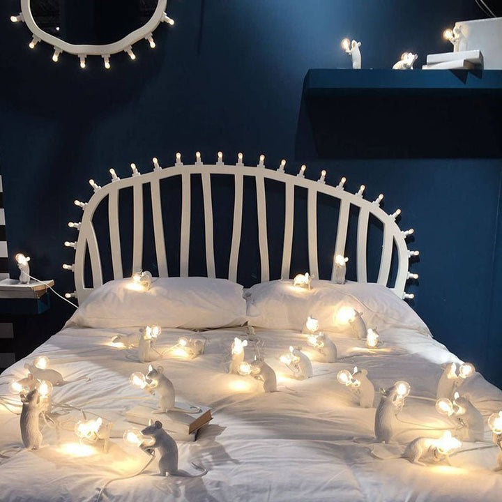 Vintage Mus LED Bordlampe