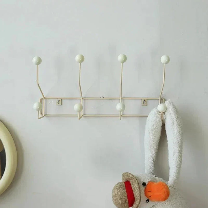 Vintage Krog Sæt i Metal - Klassisk Garderobe til Frakker og Tilbehør