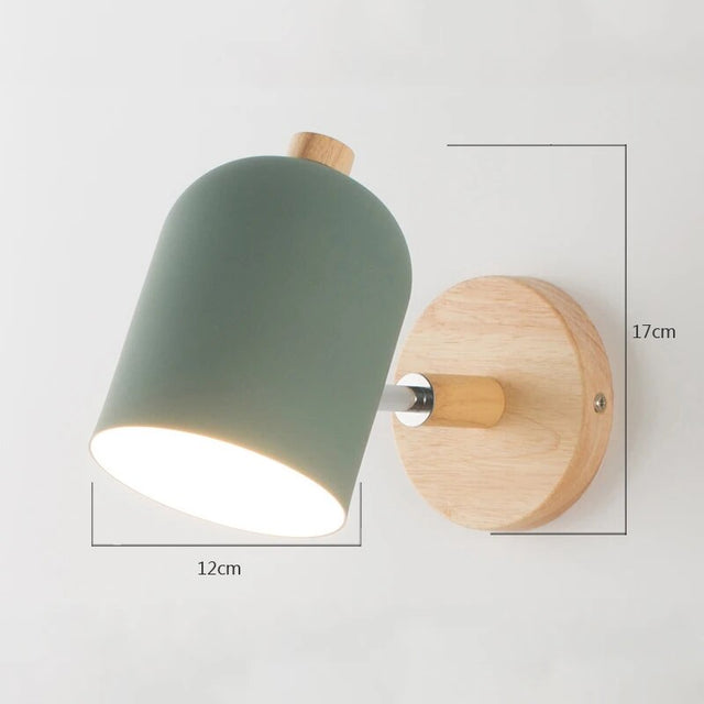 ScandiLite | Skandinavisk trævæg lampe