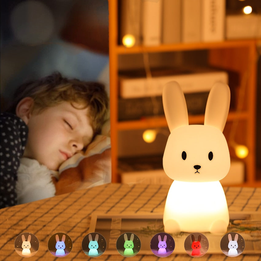 CozyGlow Nattelys - Sødt LED Dyreform til Børn