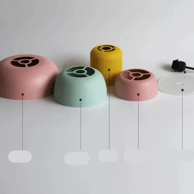 LuminaGlow - Moderne Pendellys i Skandinavisk Macaron Stil