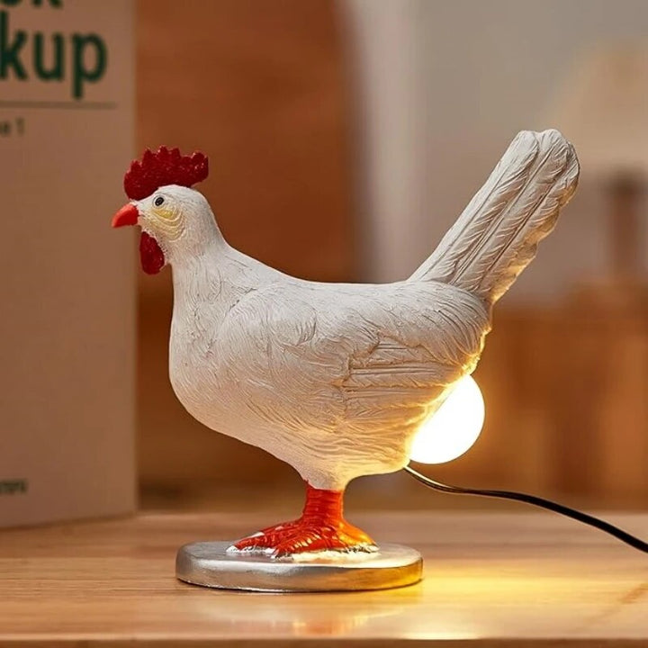 Bordlampe Sjov Kylling Dyr Nattelys