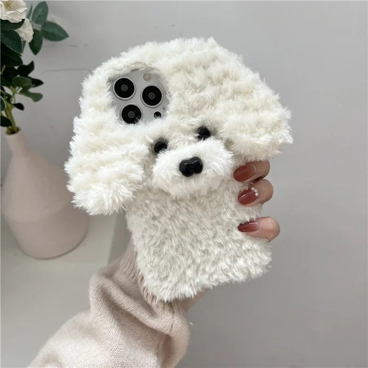 Sød Hund Fluffy Snuggly iPhone Cover