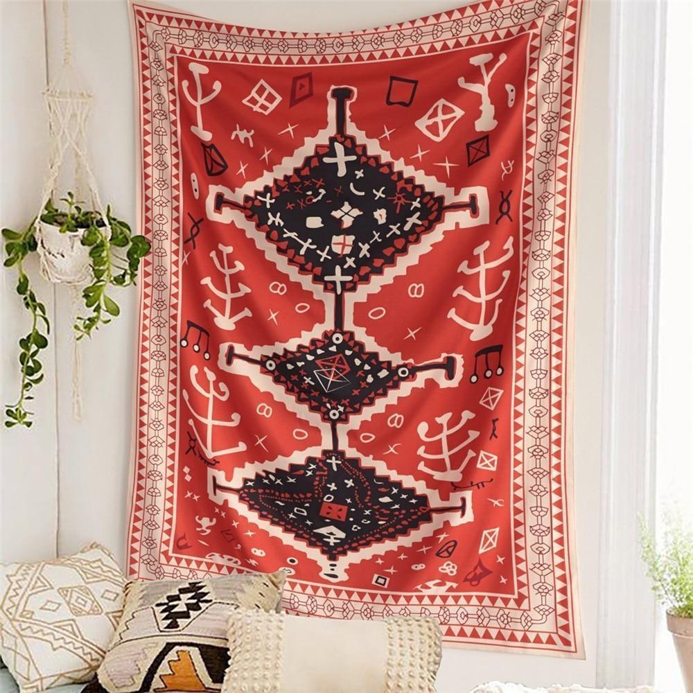 Marokkansk Totem Væg Tapestry