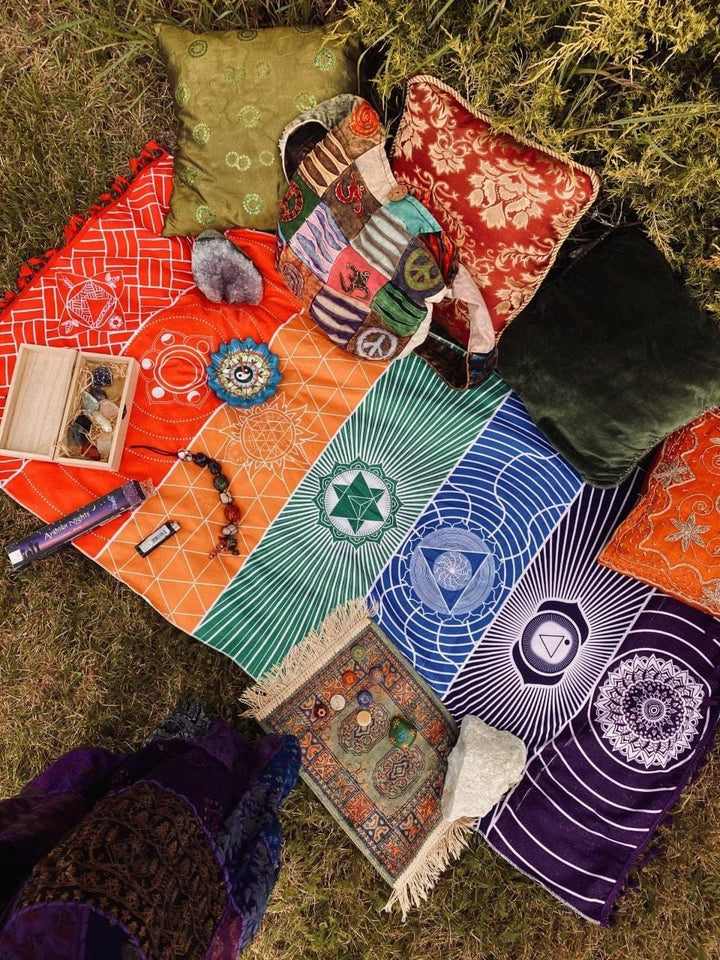 7 Chakra Regnbue Yoga Måtte