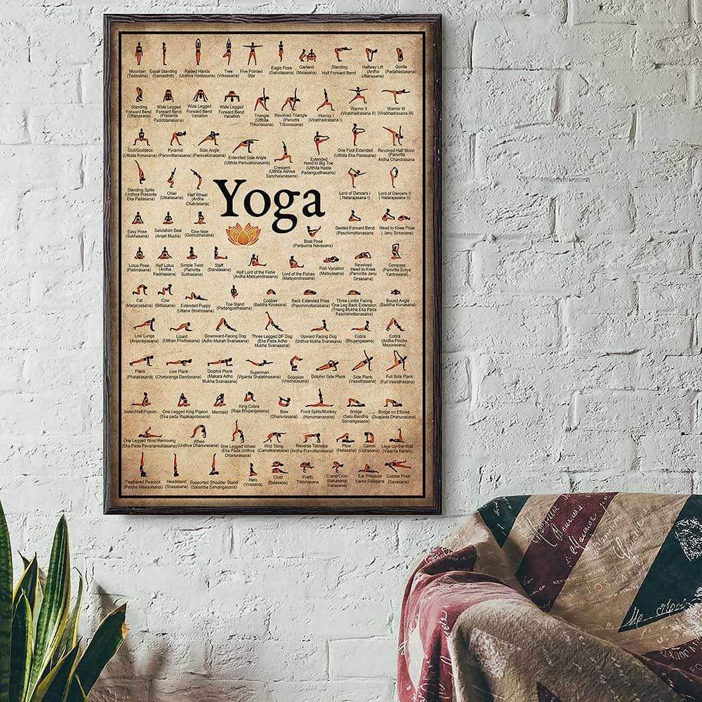 Yoga Poser Vægplakat