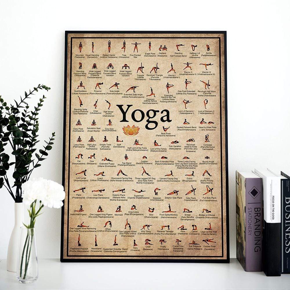 Yoga Poser Vægplakat