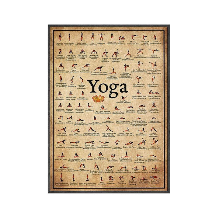Yoga Poser Vægplakat