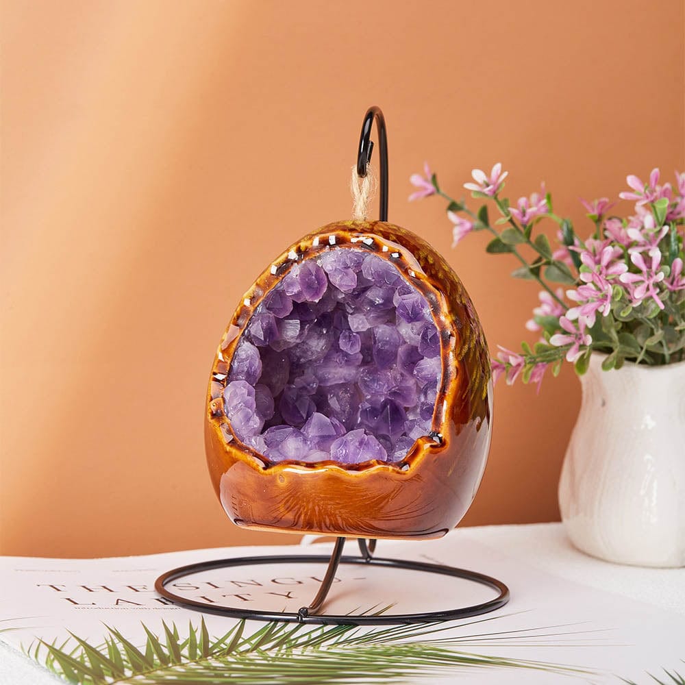 Naturlampe i Krystal