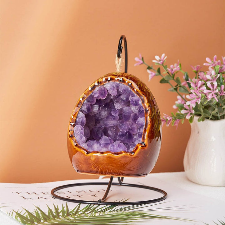 Naturlampe i Krystal