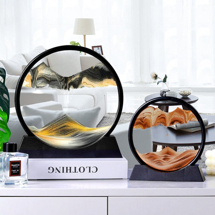Bevægende Timeglas Kunst