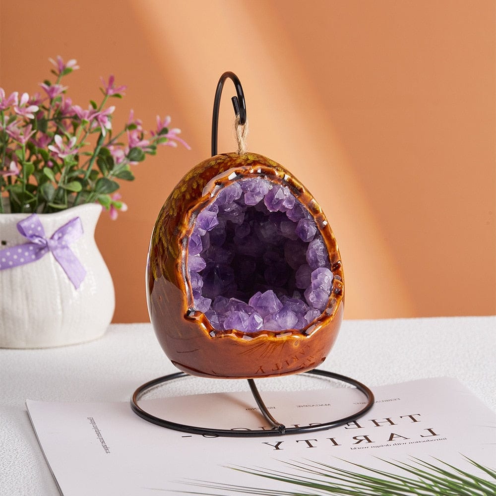 Naturlampe i Krystal