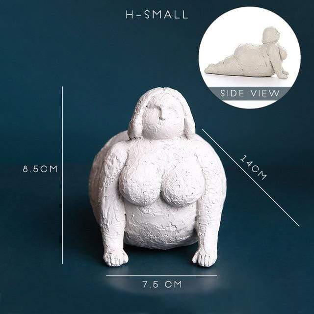 Selvsikker Dame Figurer