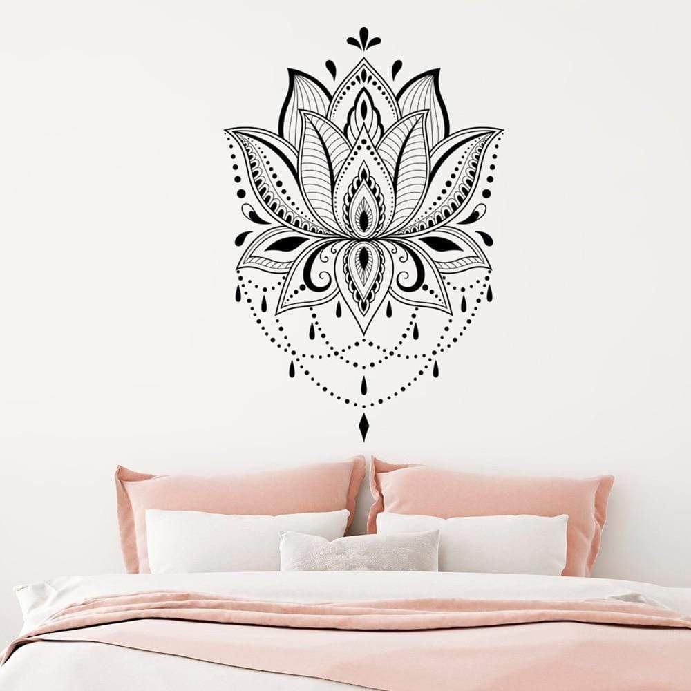 Lotus Mandala Vægklistermærke