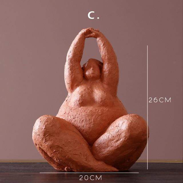 Selvsikker Dame Figurer