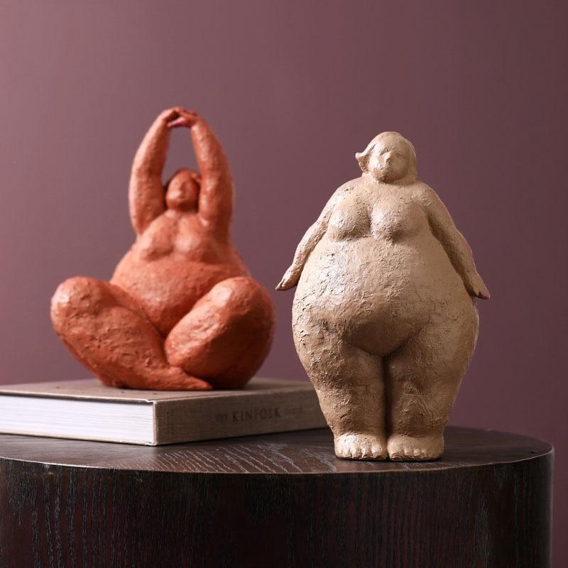 Selvsikker Dame Figurer