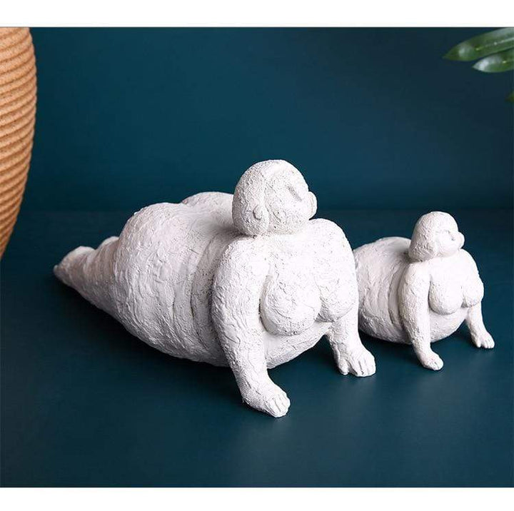Selvsikker Dame Figurer