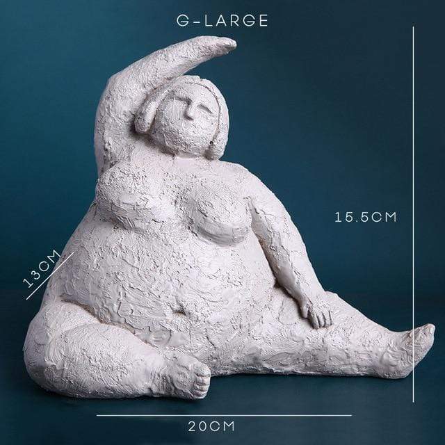 Selvsikker Dame Figurer