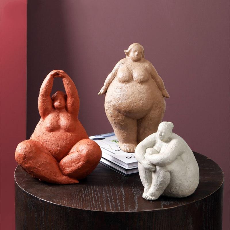 Selvsikker Dame Figurer