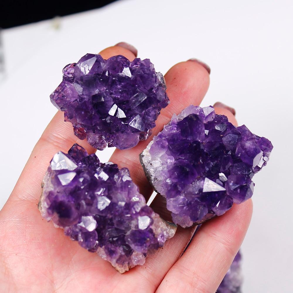 Roh-Amethyst-Kvarts-Krystal-Klynge
