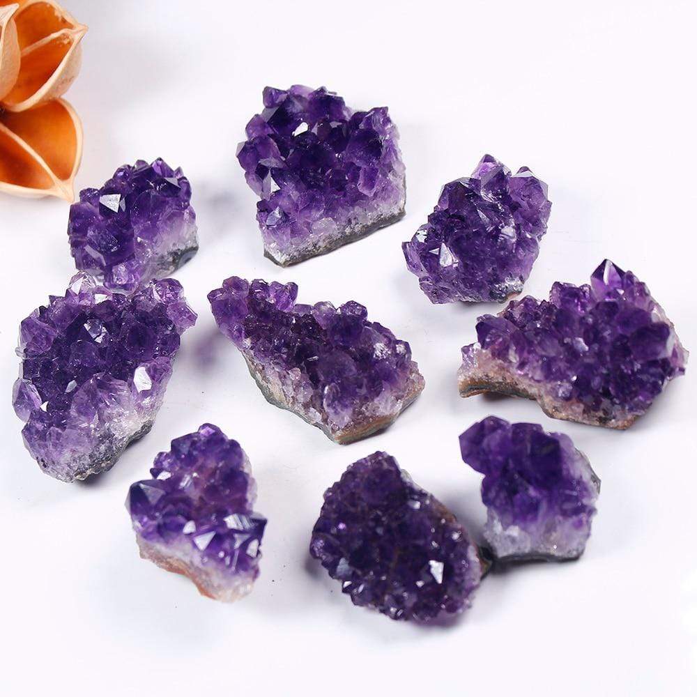 Roh-Amethyst-Kvarts-Krystal-Klynge