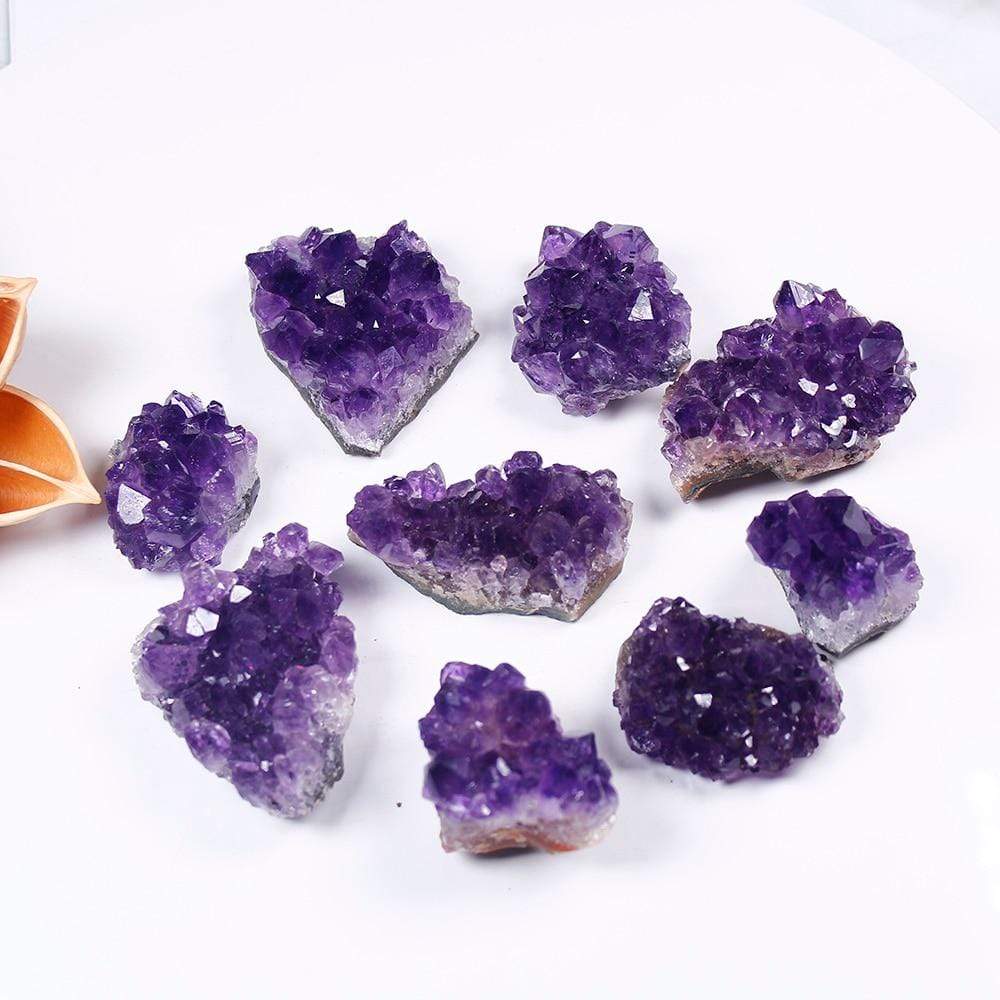 Roh-Amethyst-Kvarts-Krystal-Klynge
