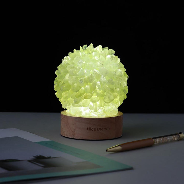 Aventurinkvarts Krystal Lampe