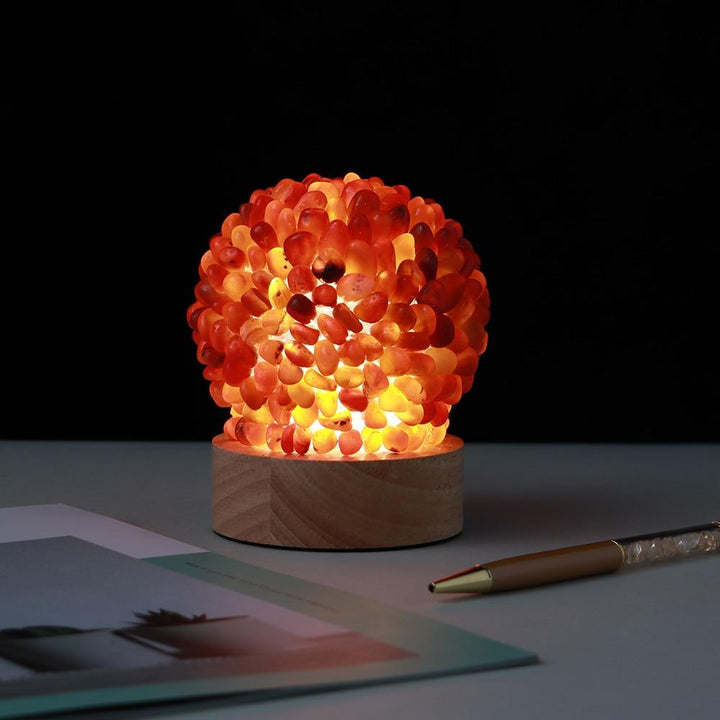 Aventurinkvarts Krystal Lampe