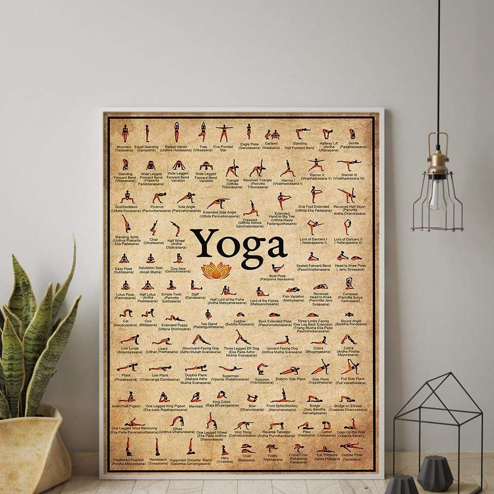 Yoga Poser Vægplakat